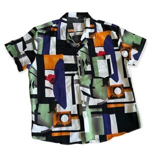 Men’s short sleeve button down